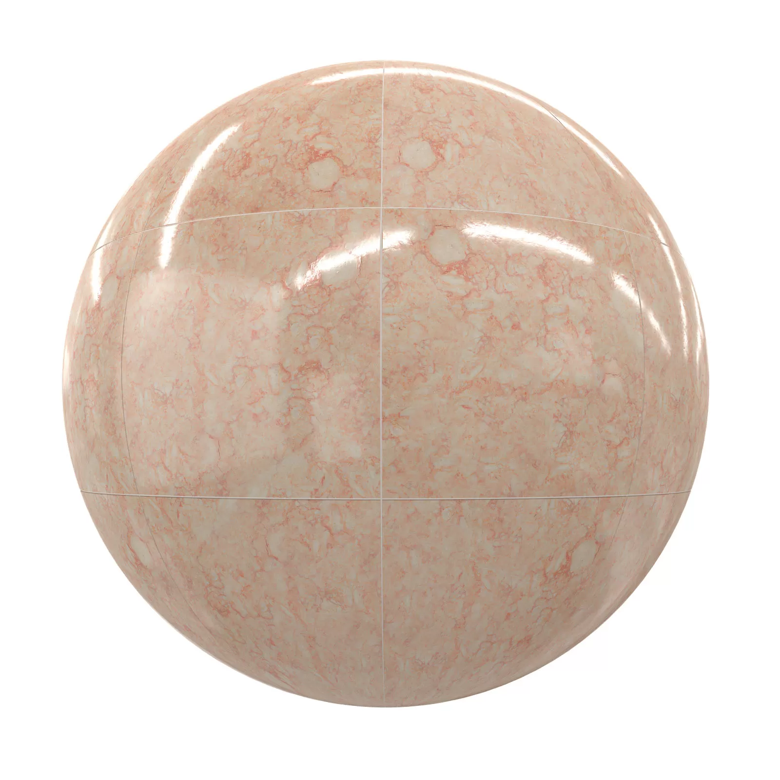 PBR CGAXIS TEXTURES – TILES – Orange Marble Tiles 2