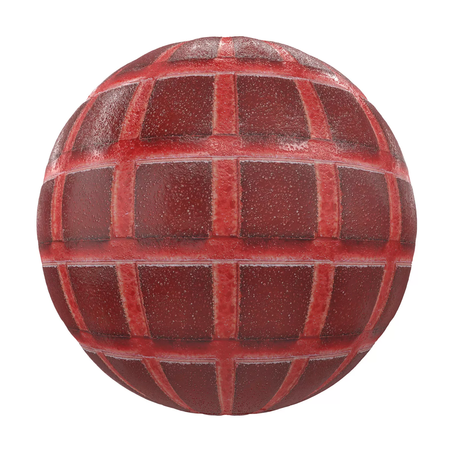 PBR CGAXIS TEXTURES – TILES – Red Tiles 1