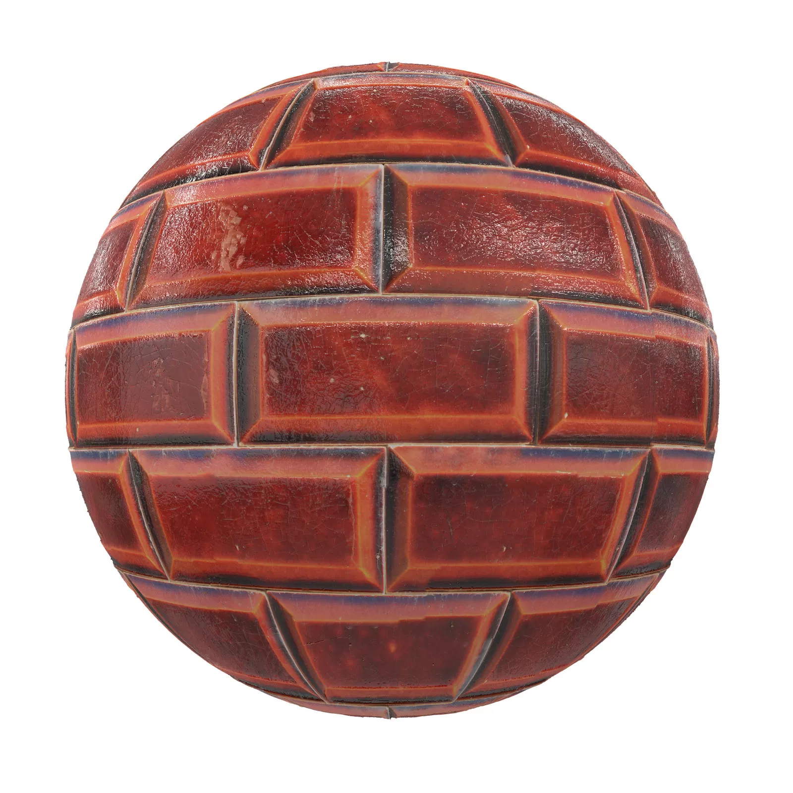 PBR CGAXIS TEXTURES – TILES – Red Tiles 2
