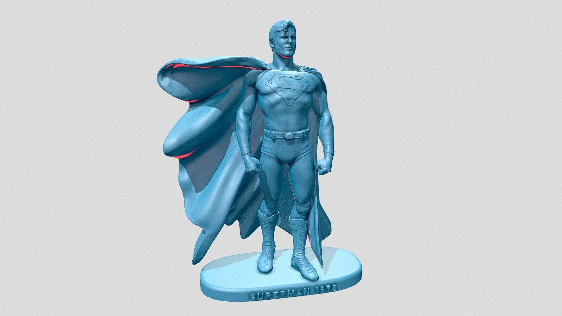 PBR Game 3D Models – 050 Superman1978