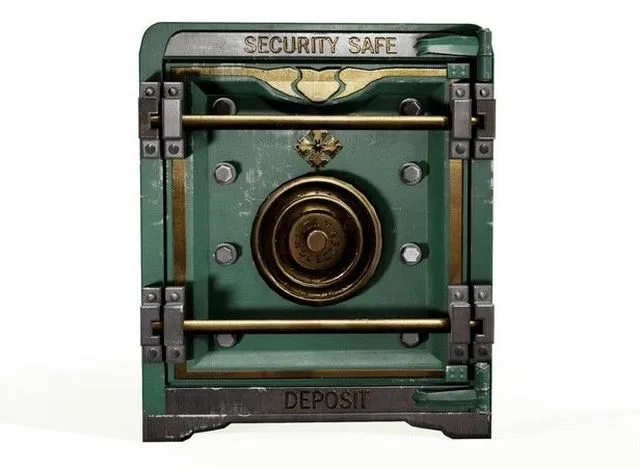 PBR Game 3D Models – 1870 Security Safe