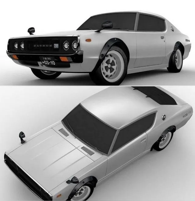PBR Game 3D Models – 1972 Datsun 240 GT