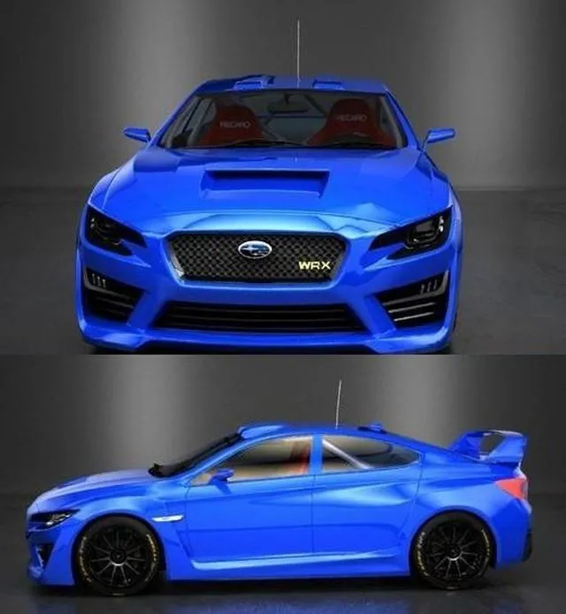 PBR Game 3D Models – 2017 Subaru WRX STI R4 Group N