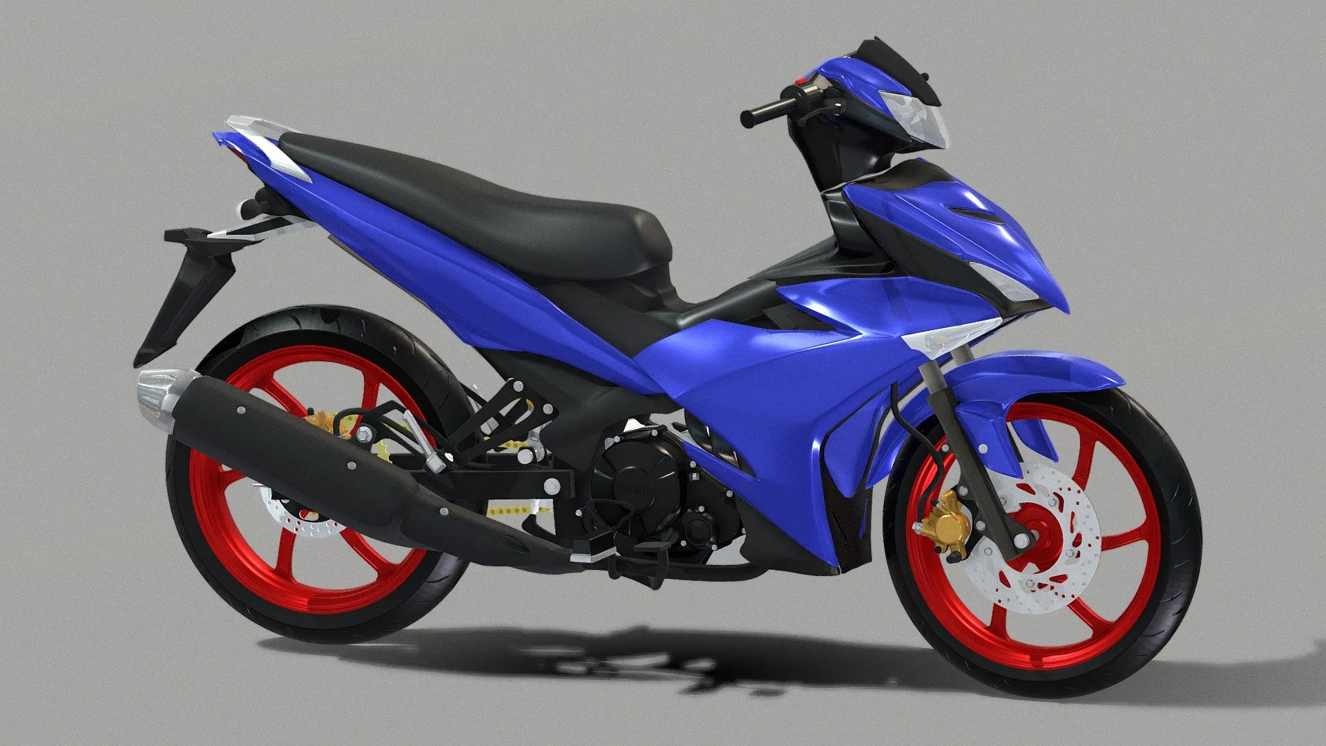 PBR Game 3D Models – 2022 Yamaha Mx King 150