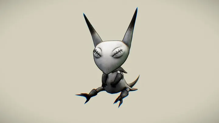 PBR Game 3D Models - 24/Abra (Illustration By Vaughn Pinpin) 💀👻💀