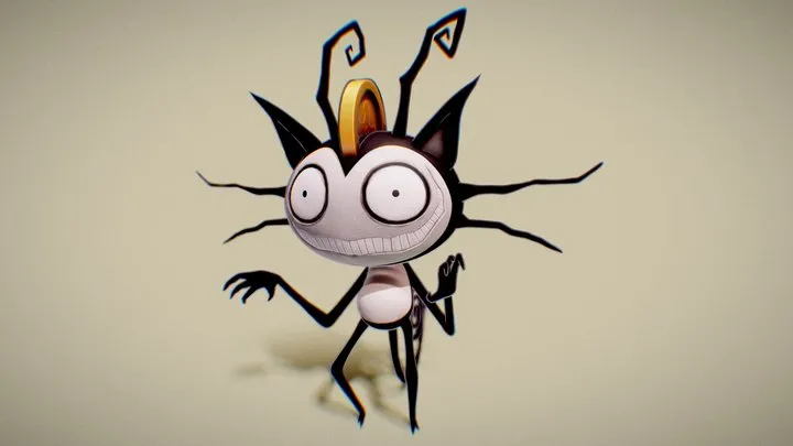 PBR Game 3D Models – 24/Meowth (Illustration By Vaughn Pinpin) 💀👻💀
