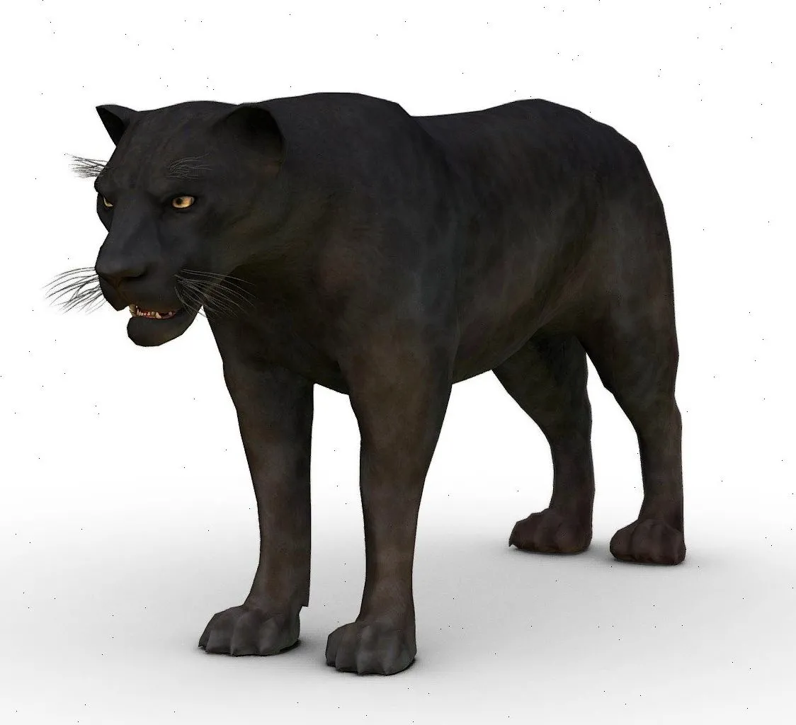 PBR Game 3D Models – 3D Black Panther