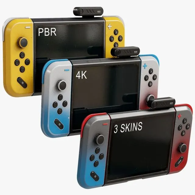 PBR Game 3D Models – 3D Gamepad Controller