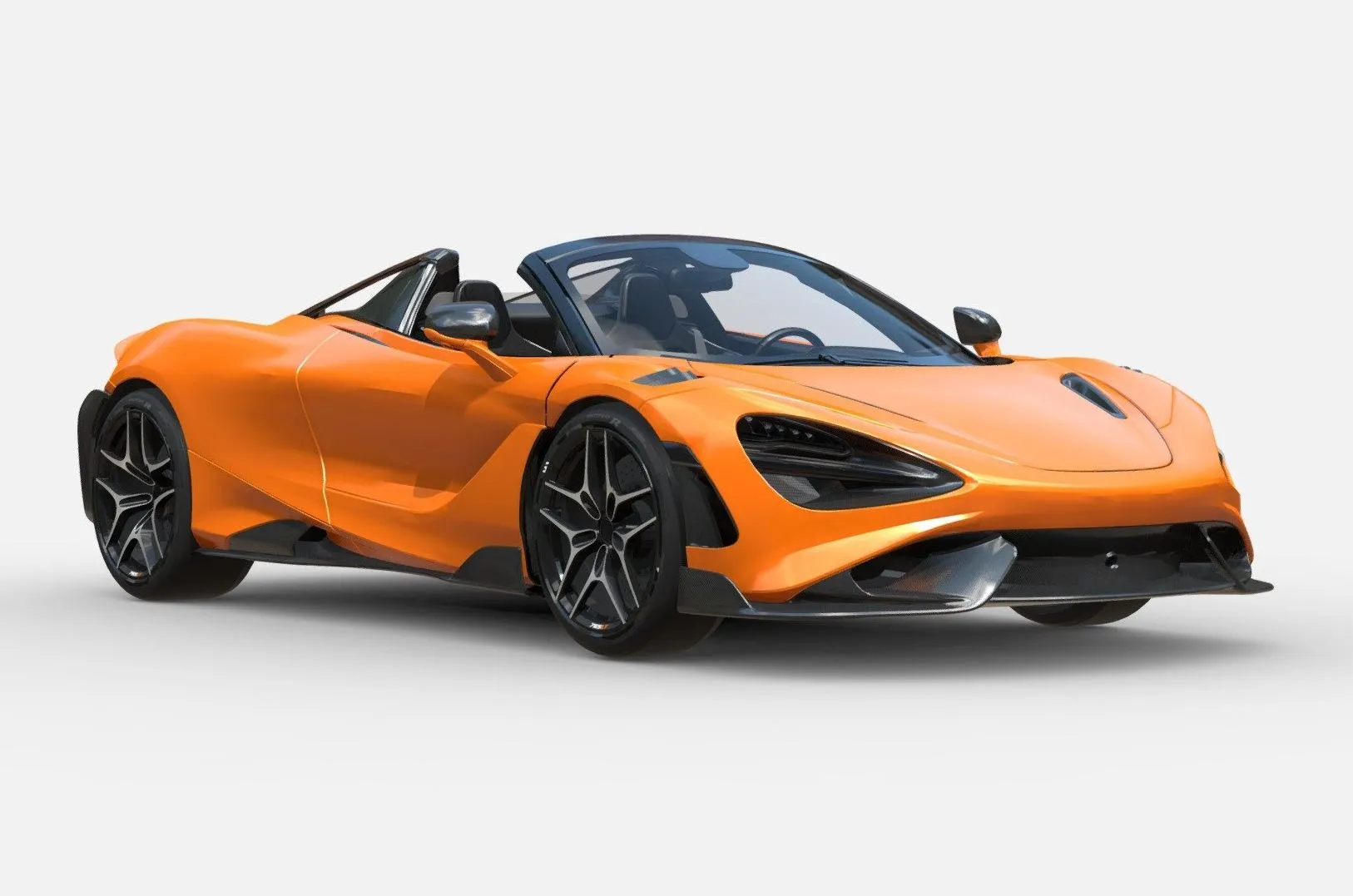 PBR Game 3D Models – 3D Model Supercar Mclaren 765Lt