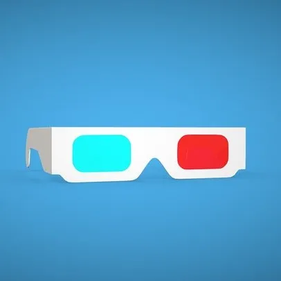 PBR Game 3D Models – 3D Paper Glasses