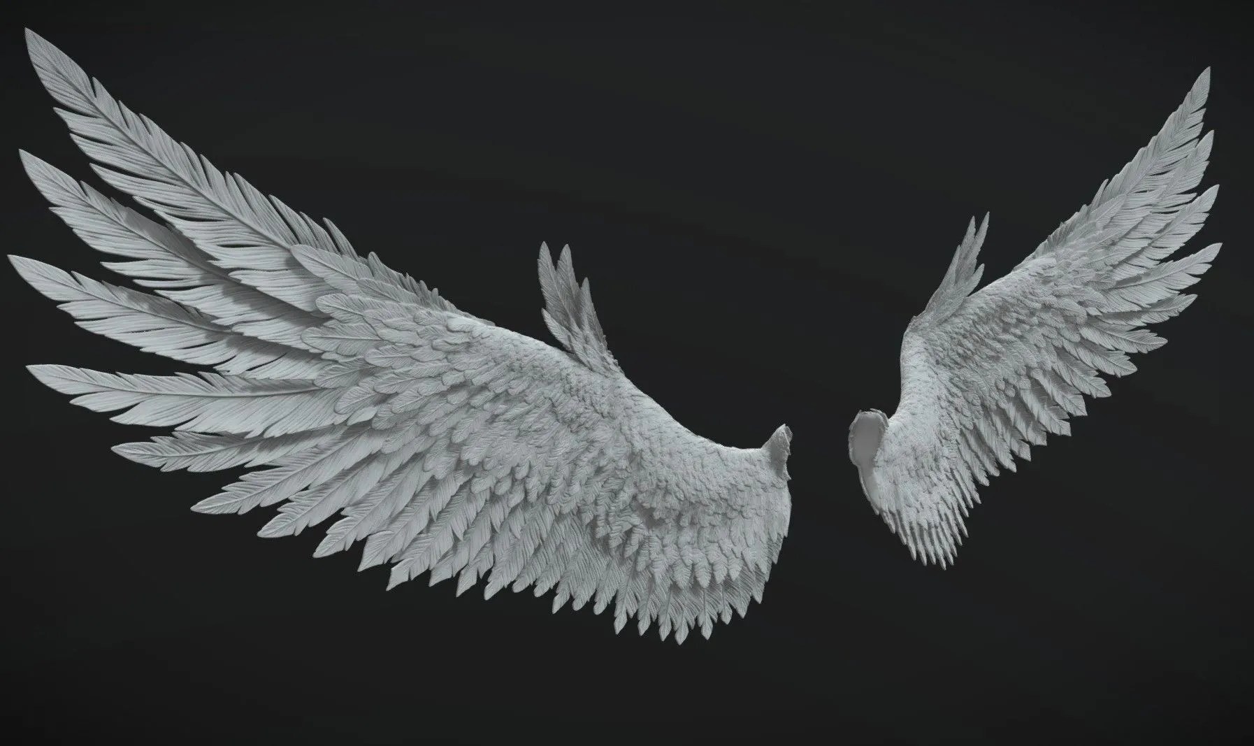 PBR Game 3D Models – 3D Printable Wings 2