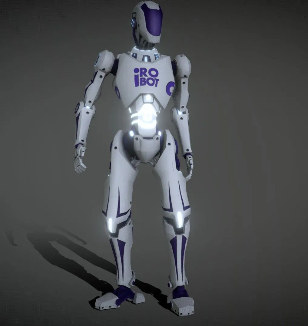 PBR Game 3D Models – 3Drt Robot 04