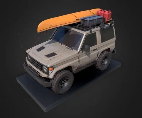 PBR Game 3D Models – 4X4 Off Roader