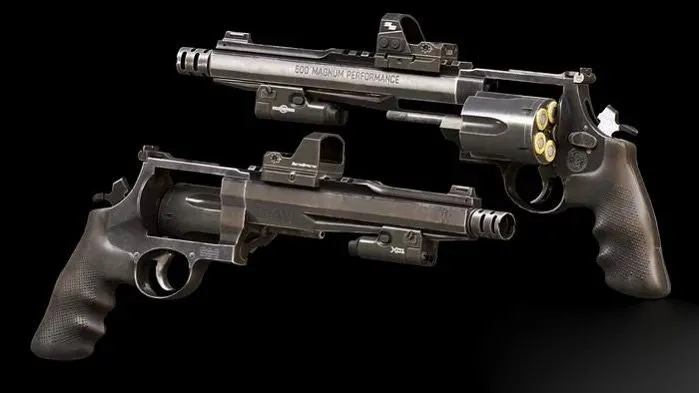 PBR Game 3D Models – 500 Magnum Custom Revolver