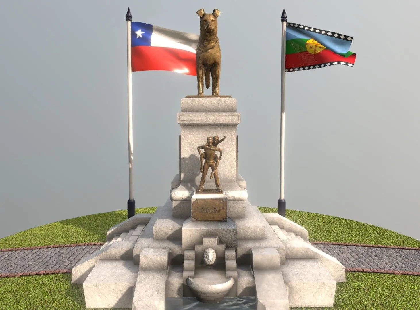 PBR Game 3D Models – 8Th City Plaza Dignidad