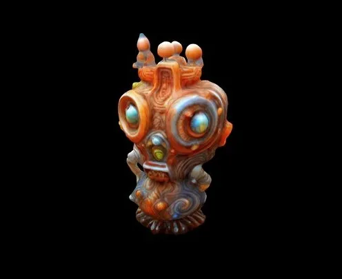 PBR Game 3D Models – A Surreal And Abstract Sculpture The Sculpture F