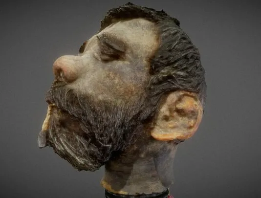 PBR Game 3D Models – Aboriginal Shrunken Head