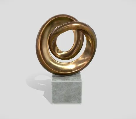 PBR Game 3D Models – Abstract Bronze Art Sculpture 21