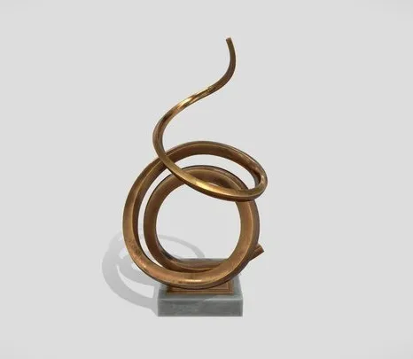PBR Game 3D Models – Abstract Bronze Art Sculpture 22