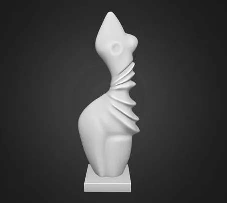 PBR Game 3D Models – Abstract Sculpture M037