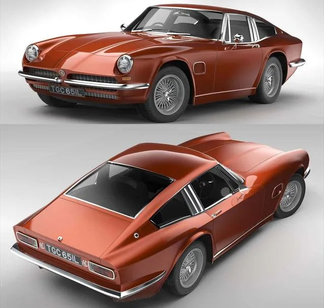 PBR Game 3D Models – AC 428 Frua 1965 – 1973