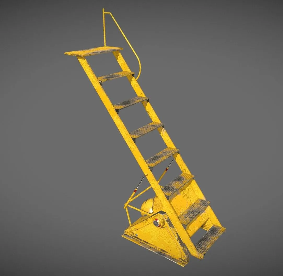 PBR Game 3D Models – Access Ladder