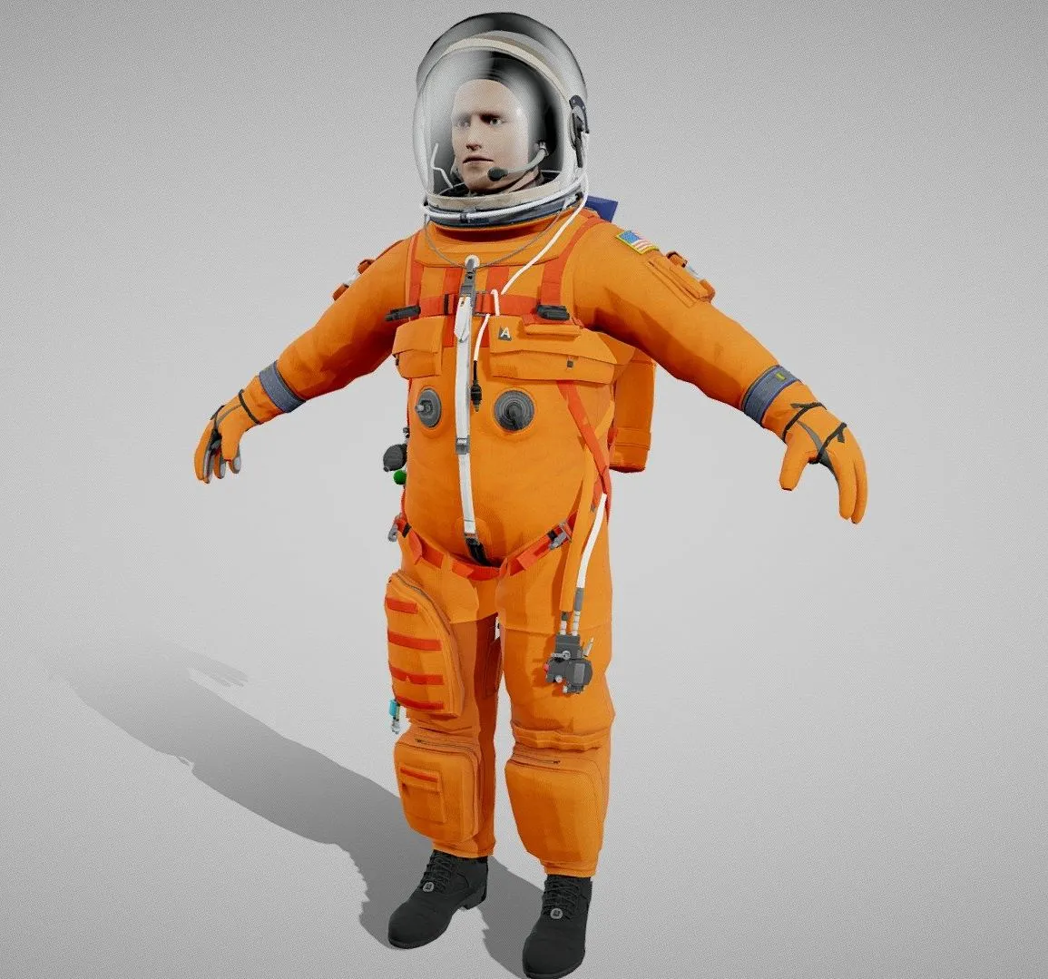 PBR Game 3D Models – Aces Us Advanced Crew Escape Suit