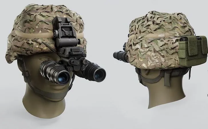 PBR Game 3D Models – ACH Helmet with NVG