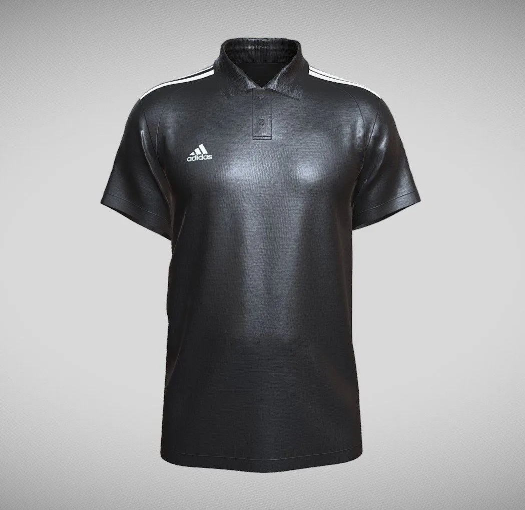 PBR Game 3D Models – Adidas Condivo 20 Polo