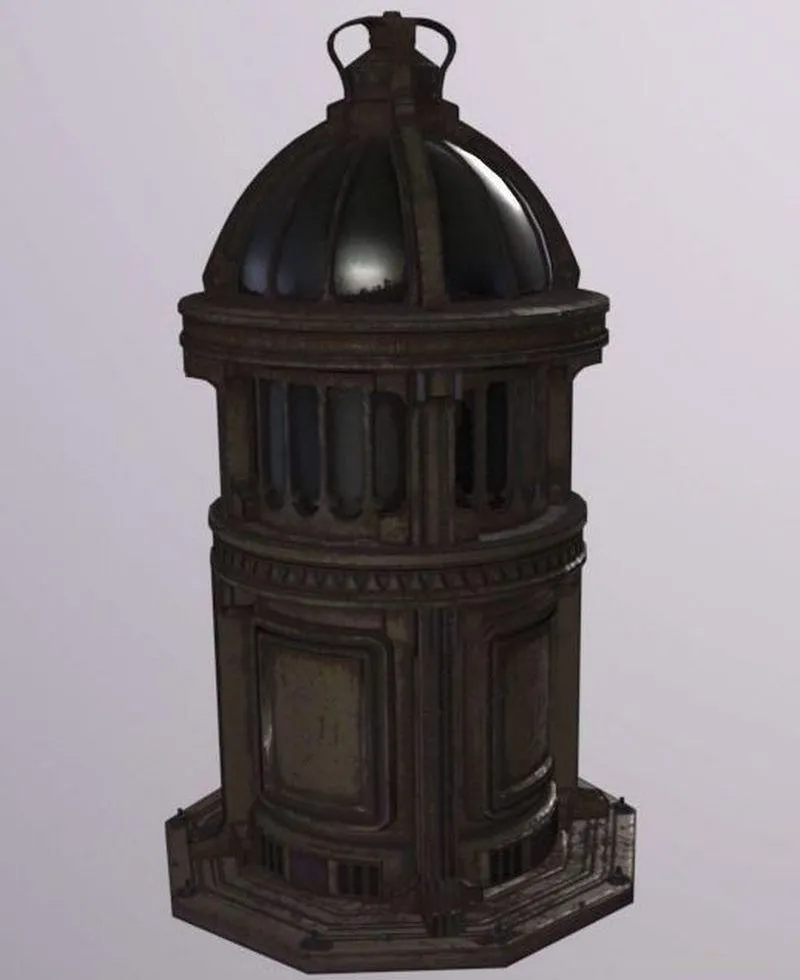 PBR Game 3D Models – Advertising Booth