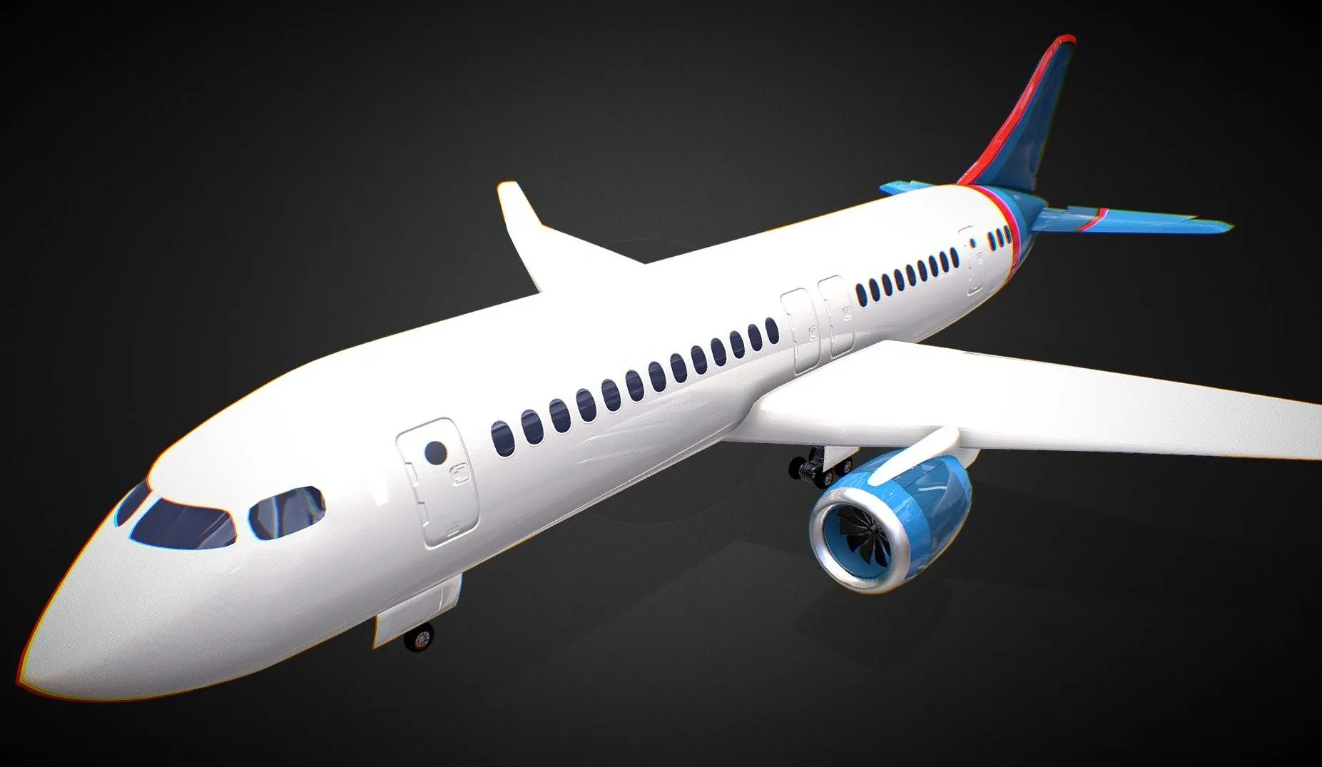 PBR Game 3D Models – Aeroplane 3D Model Znanyecom