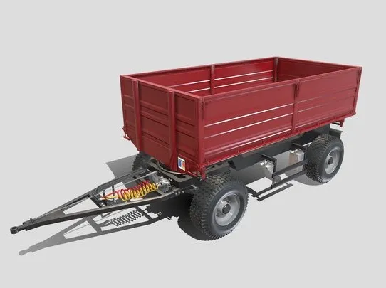 PBR Game 3D Models – Agro Trailer V5