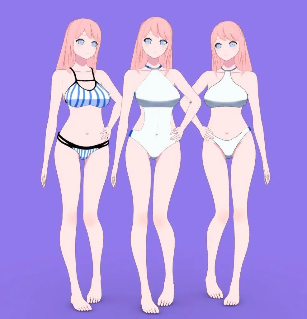 PBR Game 3D Models – Aiko