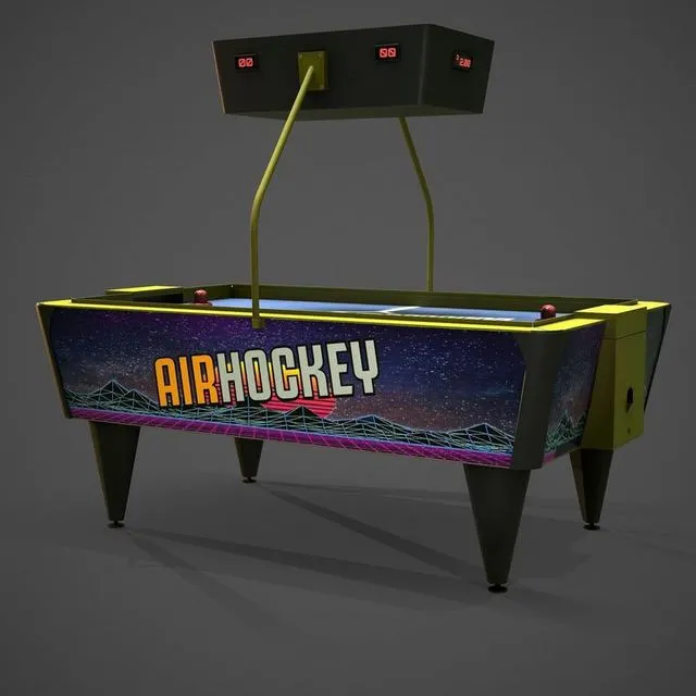 PBR Game 3D Models – Air Hockey