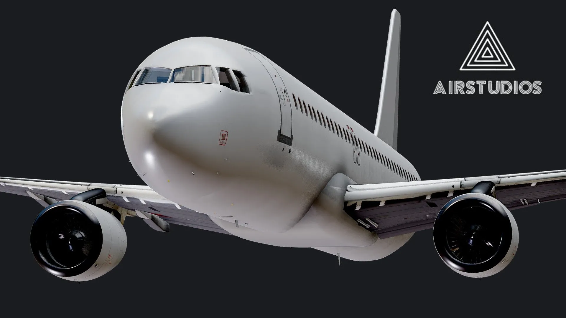 PBR Game 3D Models – Airbus A320 Airplane Highly-Detailed