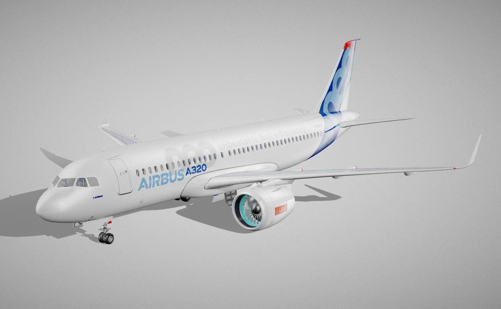 PBR Game 3D Models – Airbus A320neo