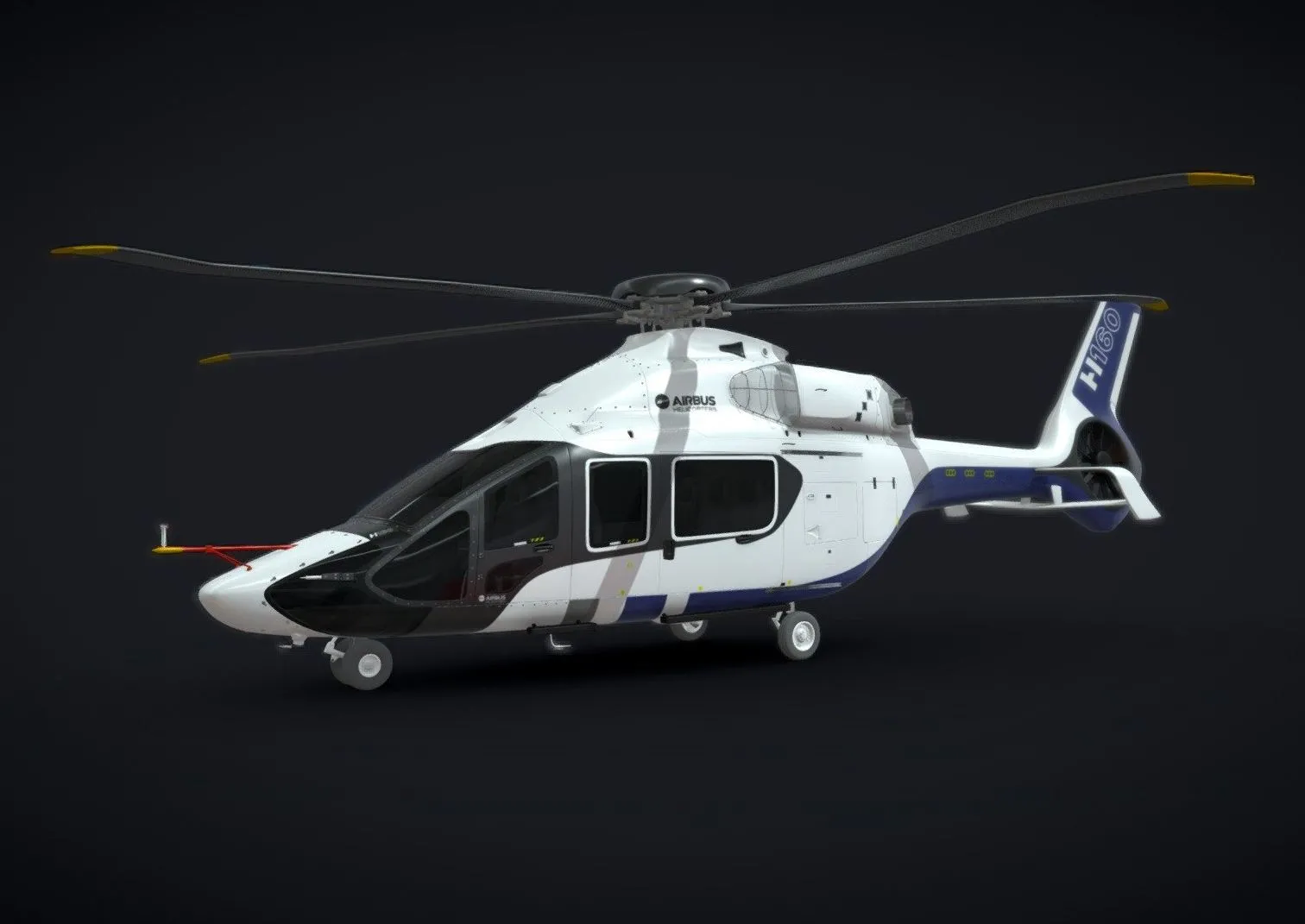 PBR Game 3D Models – Airbus Helicopters H160
