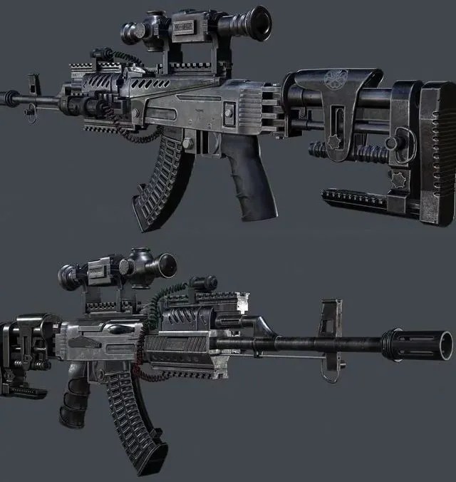 PBR Game 3D Models – AK Modfied