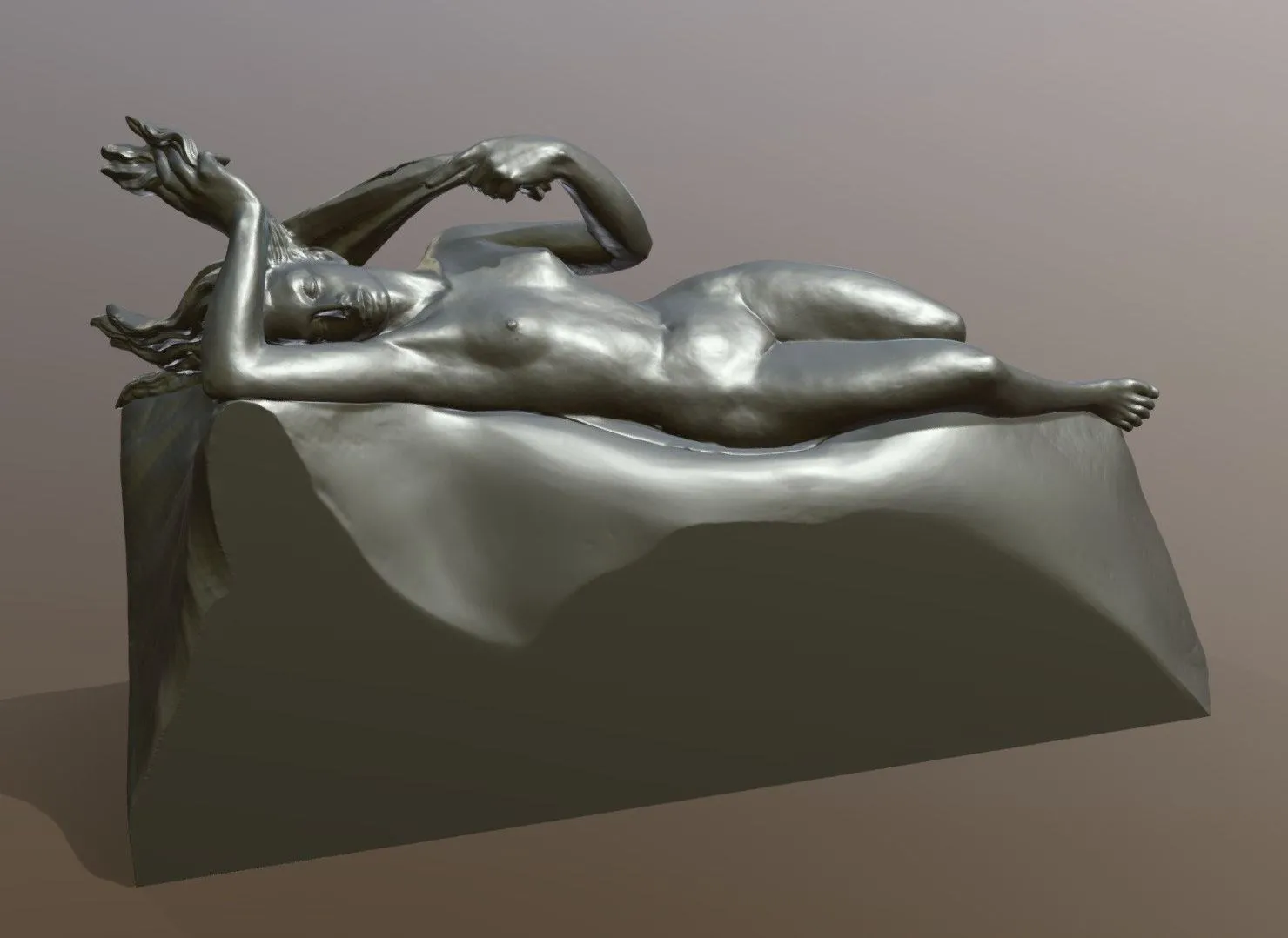 PBR Game 3D Models – Alferez Reclining Figure01b