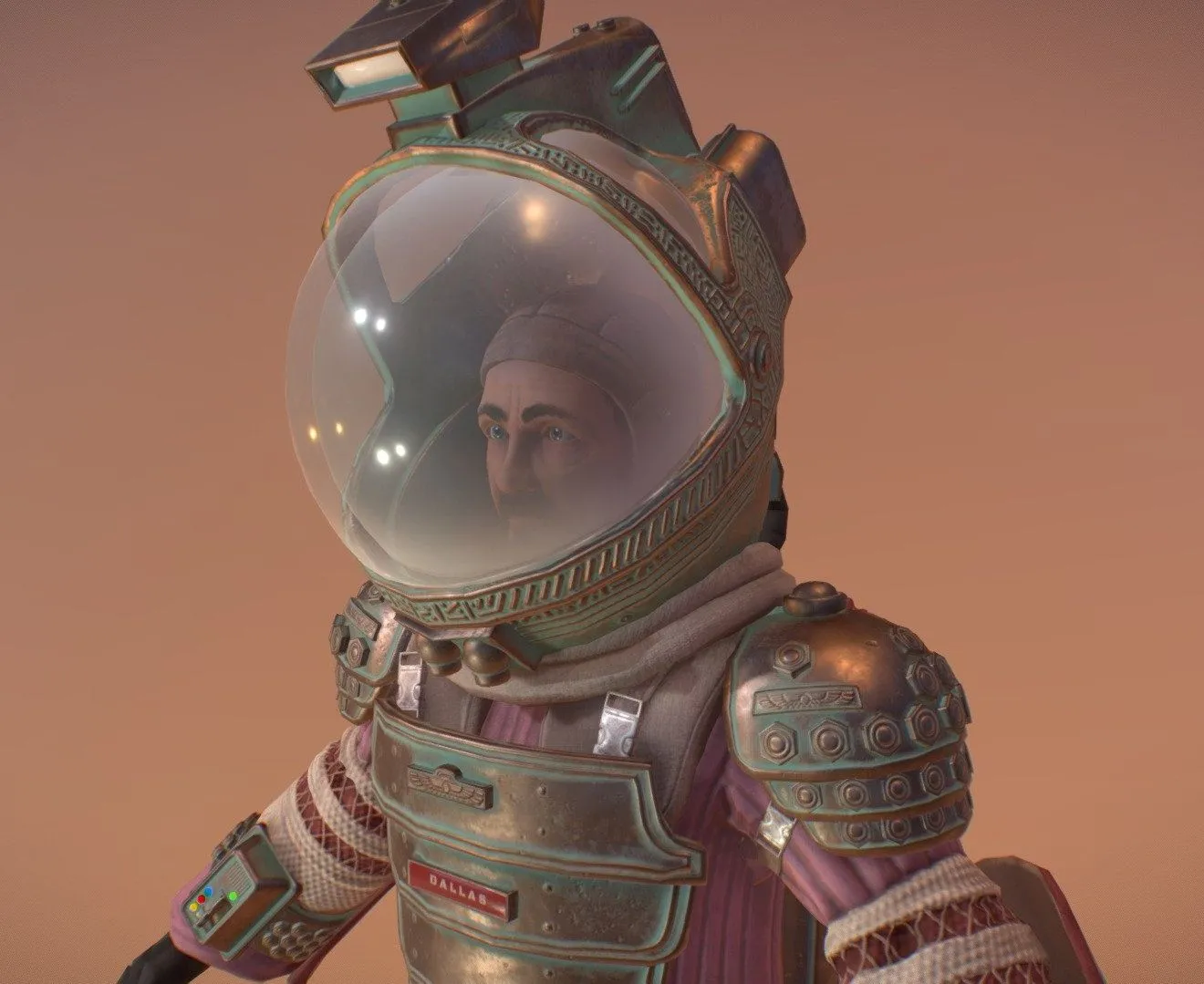 PBR Game 3D Models – Alien 1979 Dallas In Compression Suit T Pose