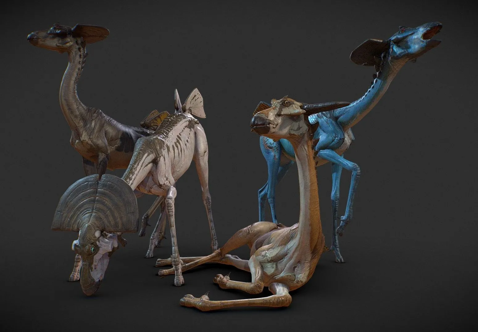 PBR Game 3D Models – Alien Antelope