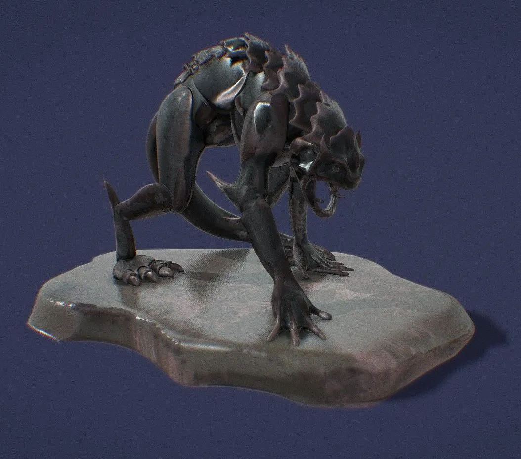 PBR Game 3D Models – Alien Blocking Stylize Body Base