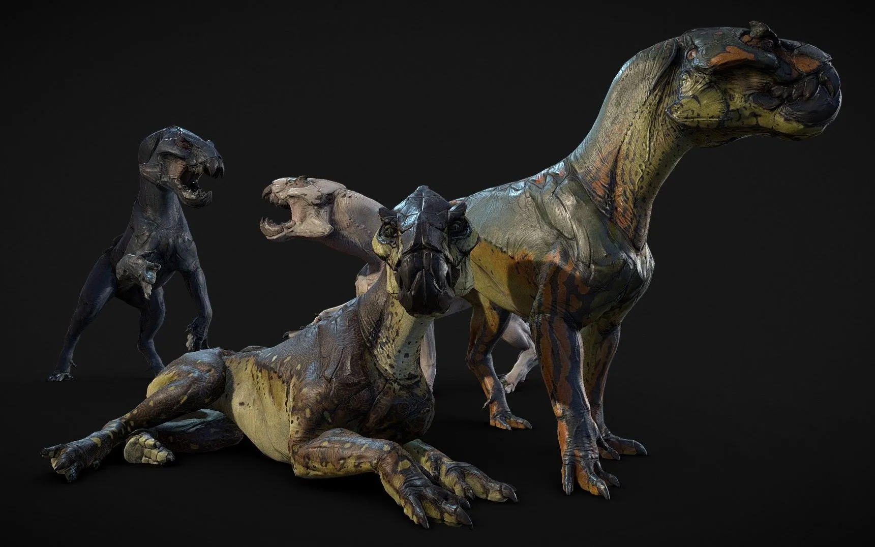 PBR Game 3D Models – Alien Cat