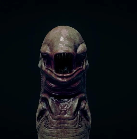 PBR Game 3D Models – Alien Chestburster