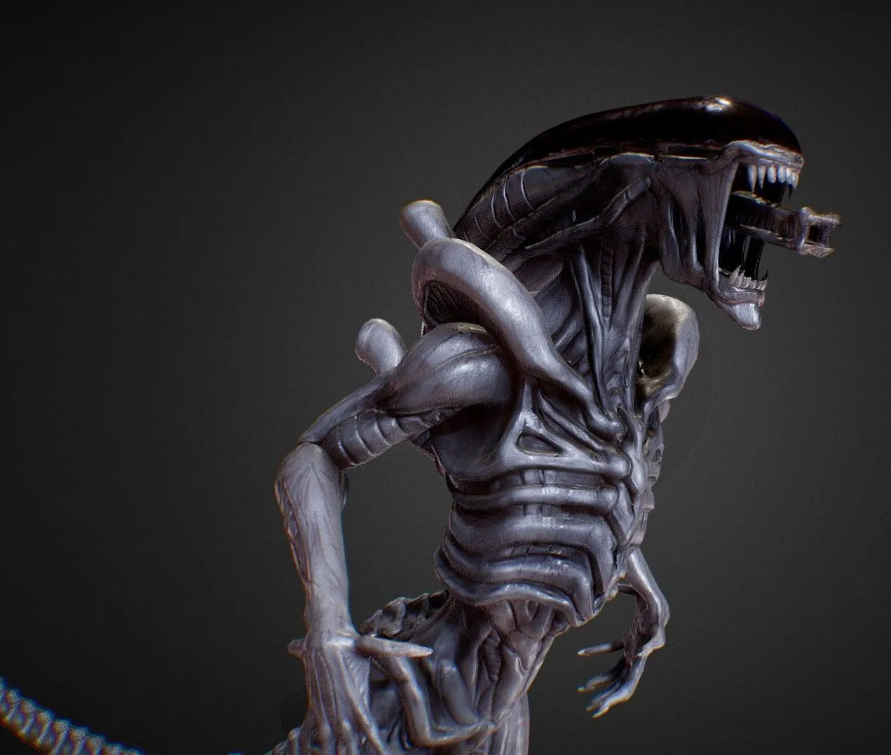 PBR Game 3D Models – Alien Model