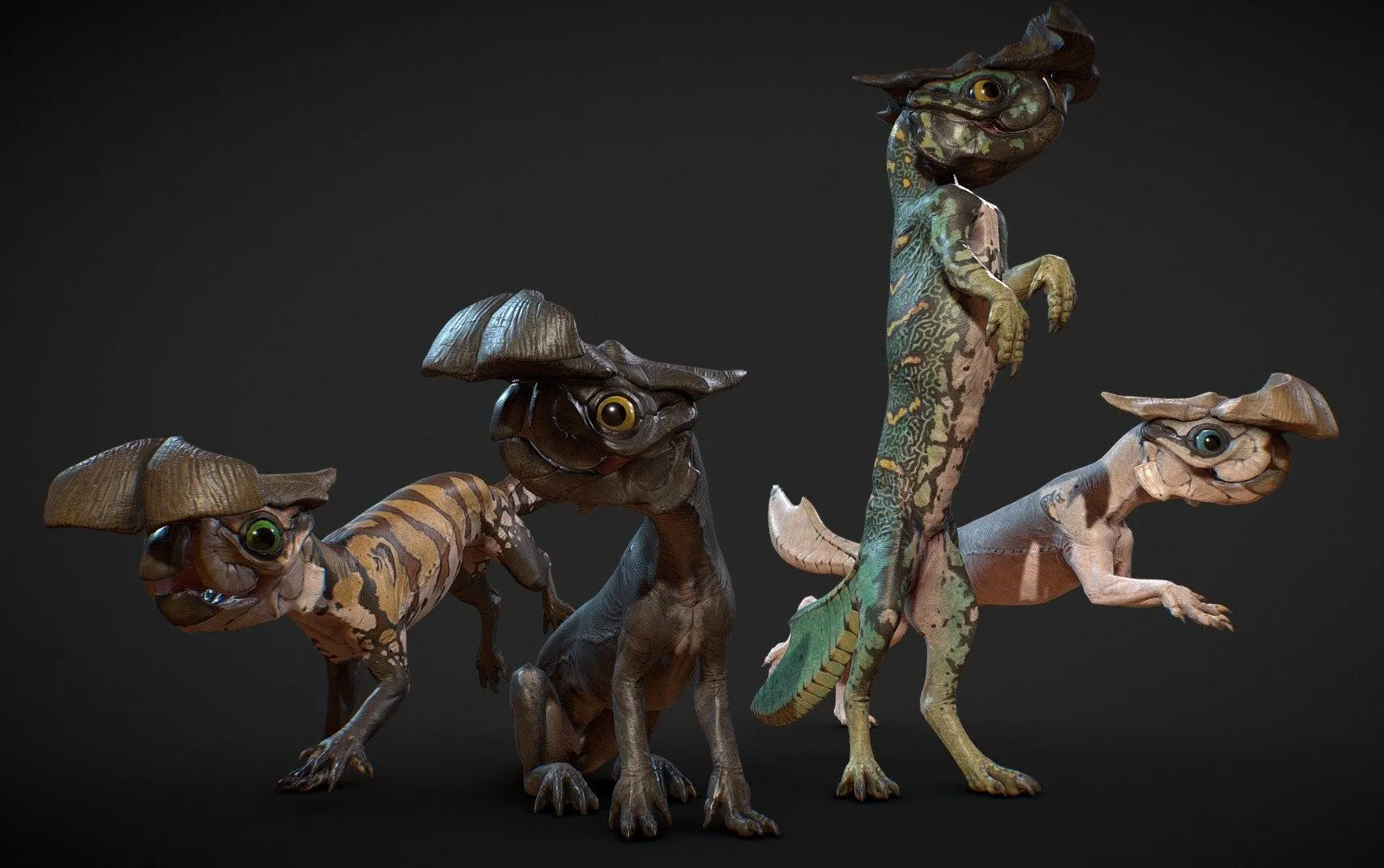 PBR Game 3D Models – Alien Rodent