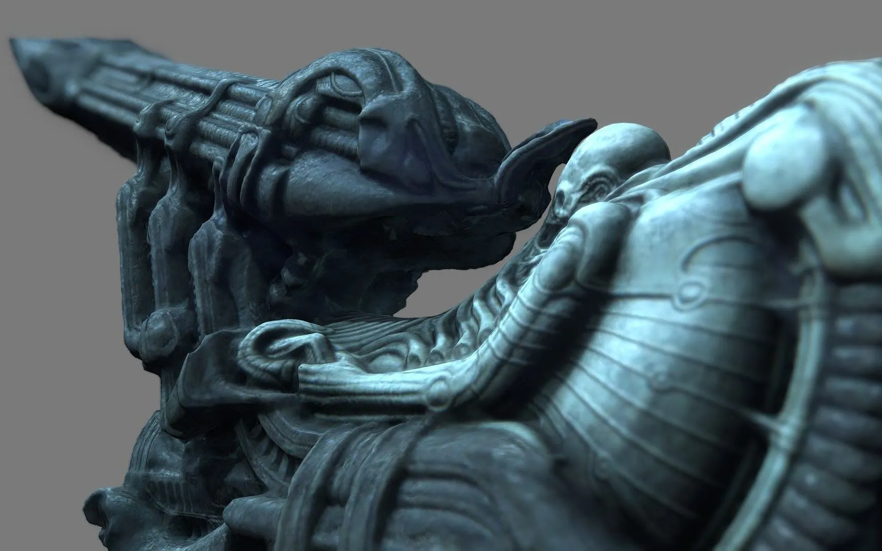 PBR Game 3D Models – Alien Space Jockey