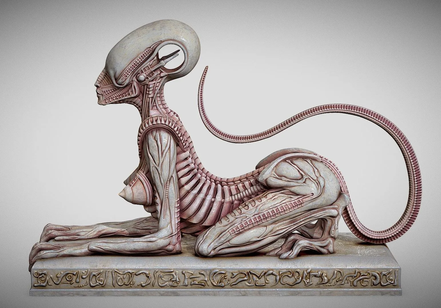 PBR Game 3D Models – Alien Sphinx