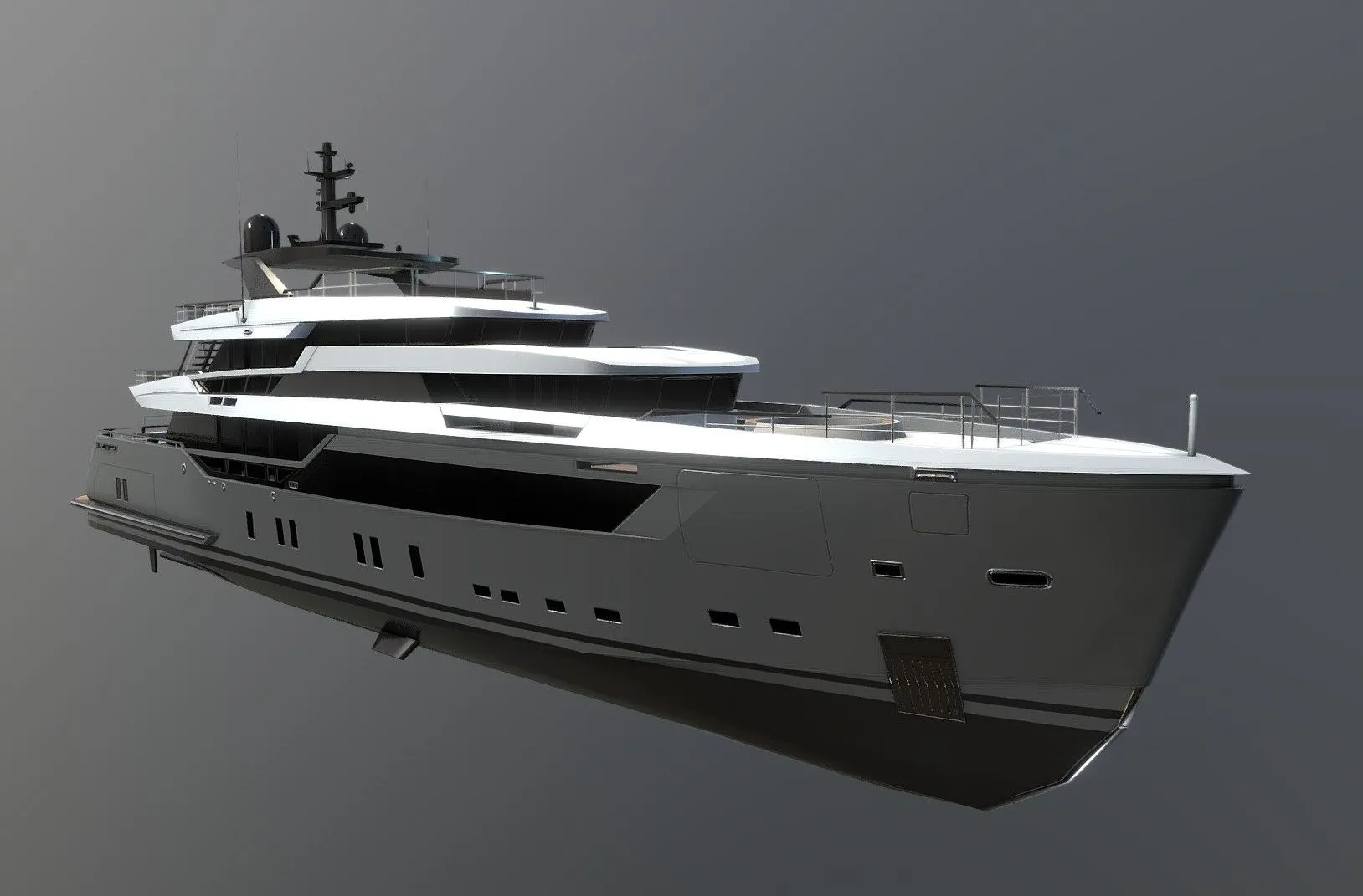 PBR Game 3D Models – Alloy 44 Yacht