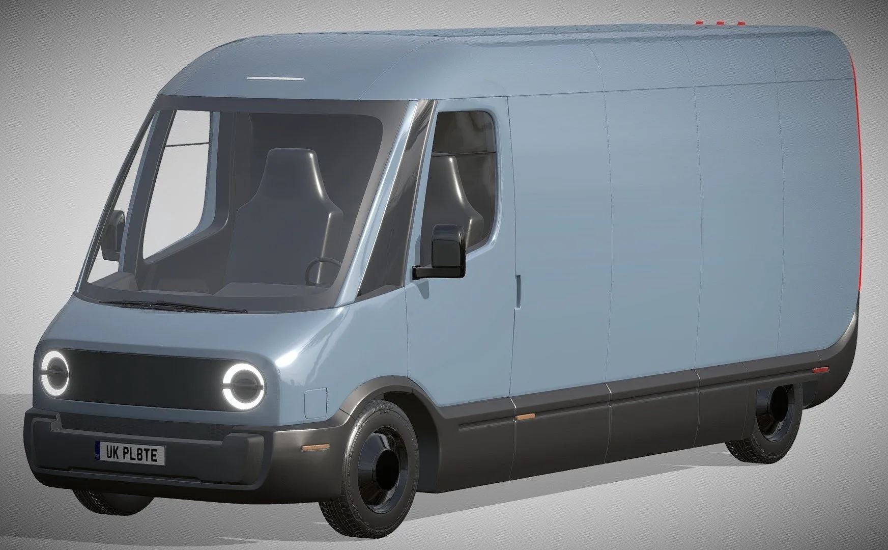 PBR Game 3D Models – Amazon Electric Delivery Van
